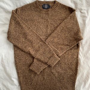 Shetland Washable Wool Crewneck Sweater
